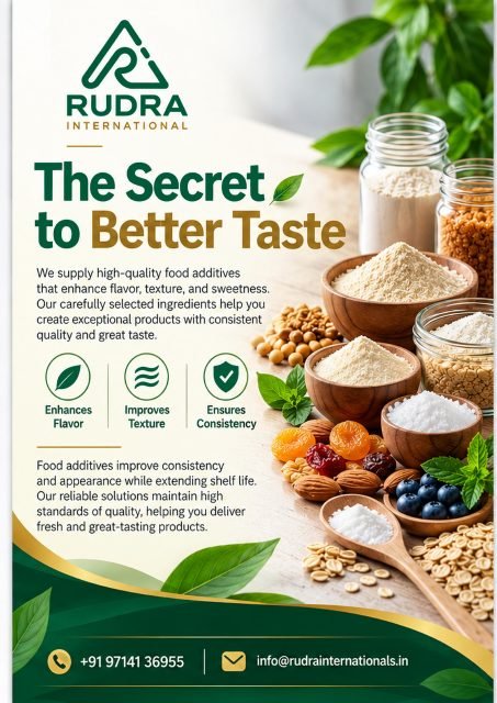 Food additives brochure cover